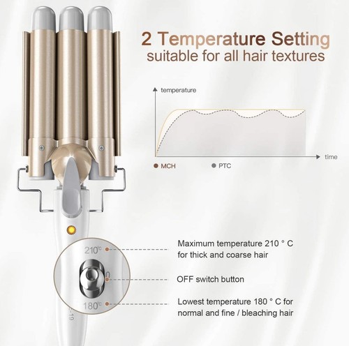 Barrel hair curling - curling, iron